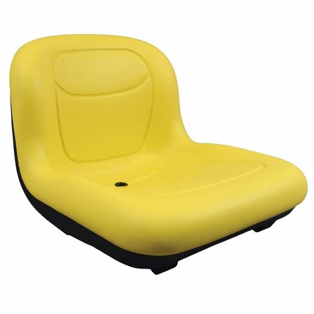 AFTERMARKET Yellow Seat Fits John Deere GX255 GX325 GX335 GX345 GX355 LX266 LX277 LX288 SEQ90-0132
